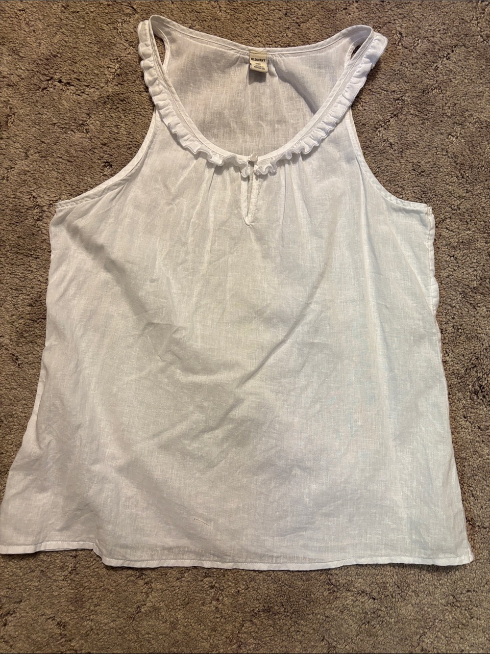 Old Navy White Tank Blouse